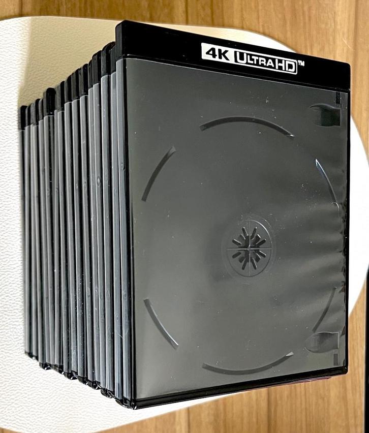 15 Boîtiers "4KUHD" // 12 DOUBLES & 3 SIMPLES // État  Neuf, CD & DVD, Blu-ray, Comme neuf, Autres genres, Enlèvement ou Envoi