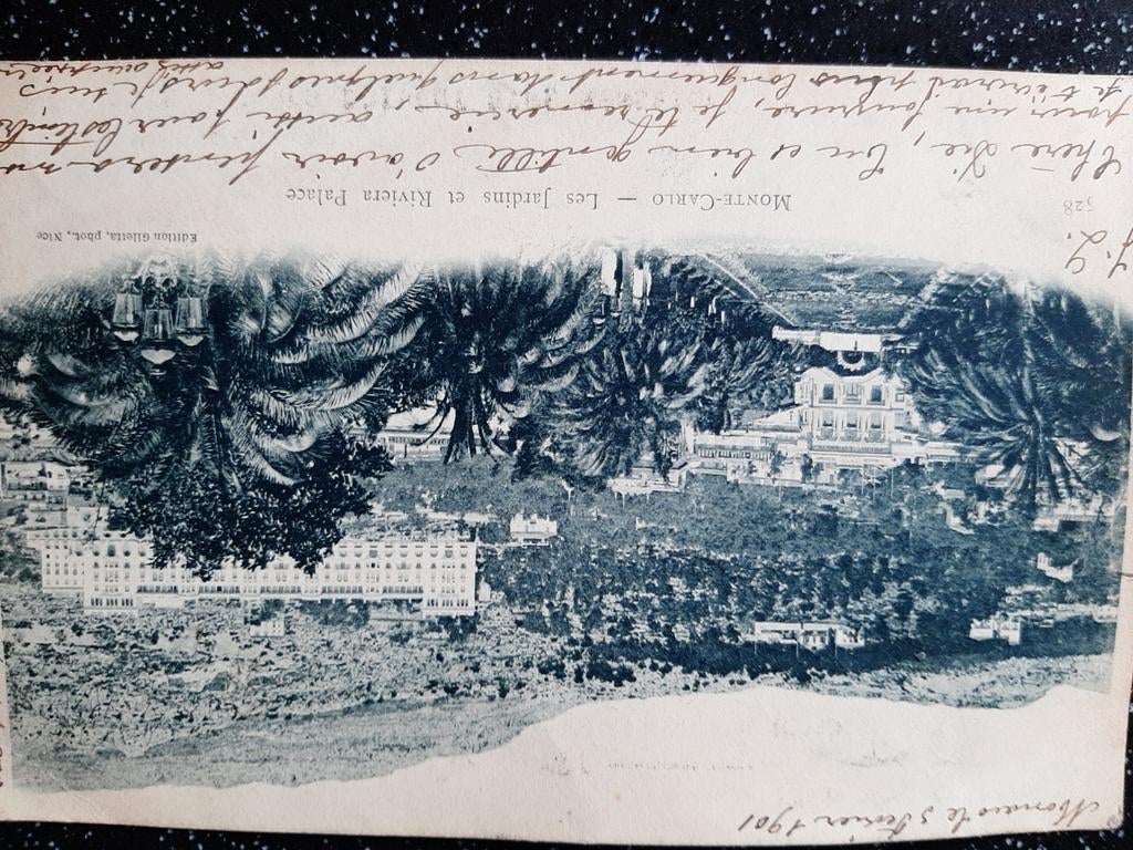 Lot de cartes postales de Monaco 1901, Enlèvement ou Envoi
