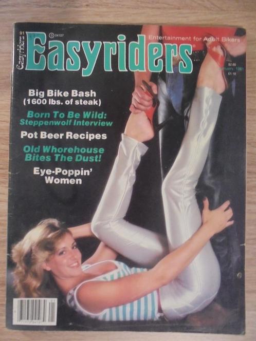 Easyriders Magazine 1981 = volume complet., Livres, Journaux & Revues, Utilisé, Enlèvement ou Envoi