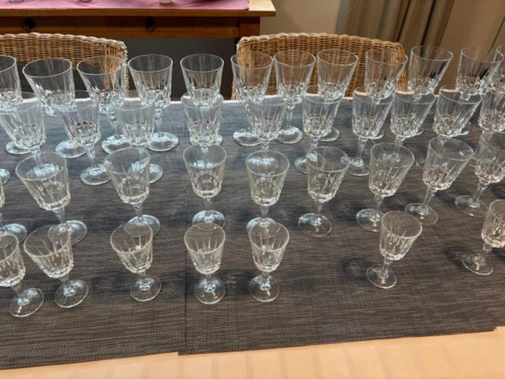 Kristallen glazen, Antiek en Kunst, Antiek | Glaswerk en Kristal, Ophalen