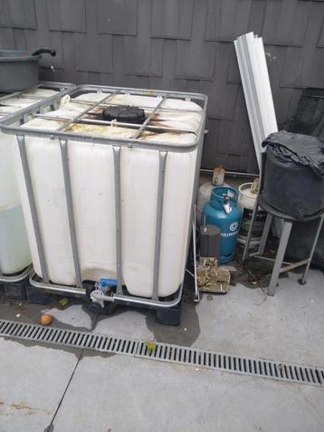 citerne ibc cubi 1000 litres, Enlèvement, Utilisé