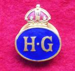 Revers de col émaillé British Home Guard lapel badge WW2, Envoi, Armée de terre, Emblème ou Badge