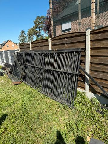 Hekwerk 37 lopende meter, Enlèvement ou Envoi, Porte du jardin, Avec portail, Utilisé