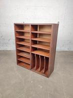 Antieke houten archiefkast, Huis en Inrichting, Kasten | Roldeurkasten en Archiefkasten, Ophalen, ., ., .