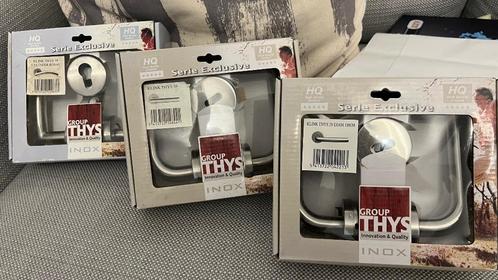 Deurklinken inox van merk Thys (nieuw), Doe-het-zelf en Bouw, Hang- en Sluitwerk, Nieuw, Klink of Kruk, Inox, Ophalen