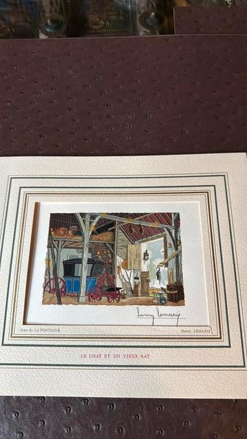 2 gravures van Henry Lemarié beschikbaar voor biedingen