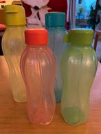 4 Tupperware waterflessen, Enlèvement, Utilisé, Bleu