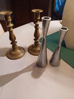 Kandelaars 4 stuks, Huis en Inrichting, Ophalen