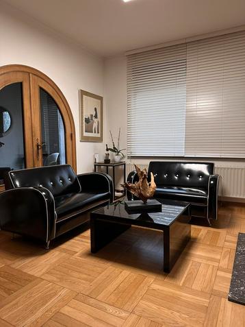 Tweezitsbank (2x) Chesterfield look - vintage beschikbaar voor biedingen