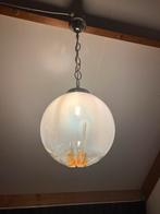 Vintage murano glass pendant lammp Mazzega Sphere Italy 1970, Enlèvement, Utilisé