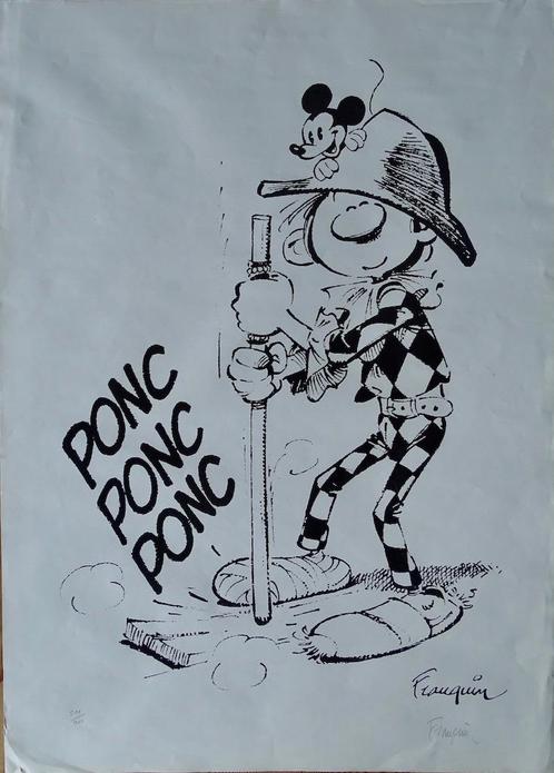 Franquin toont Arlequin Lagaffe N/S, Boeken, Stripverhalen, Gelezen, Eén stripboek, Ophalen
