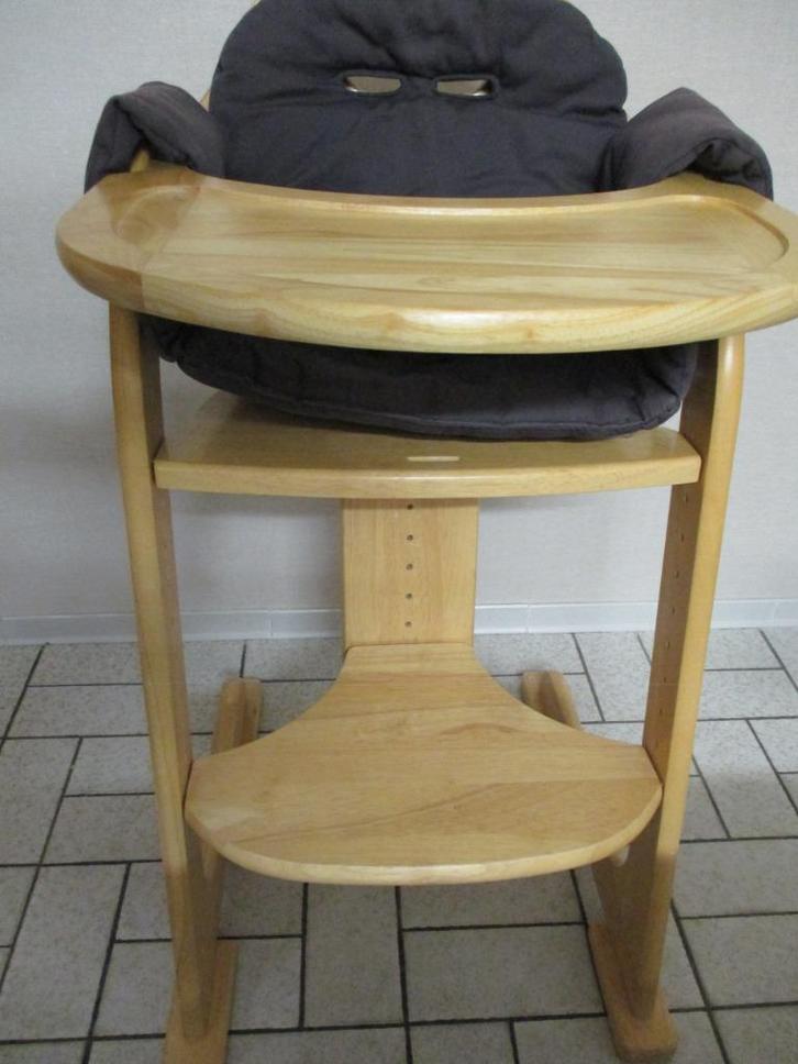Stevige meegroei kinderstoel, Kinderen en Baby's, Kinderstoelen, Zo goed als nieuw, Meegroeistoel, Aanschuifbaar, Afneembaar eetblad