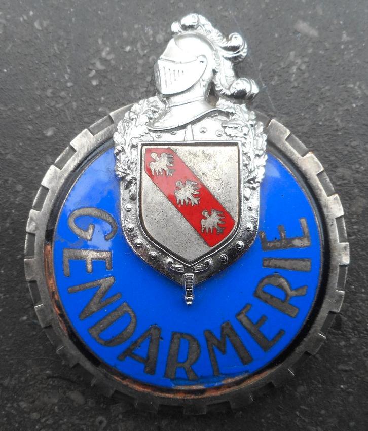 GENDARMERIE FRANCAISE - LORRAINE - PLAQUE DE BAUDRIER, Verzamelen, Militaria | Algemeen, Rijkswacht, Embleem of Badge, Verzenden