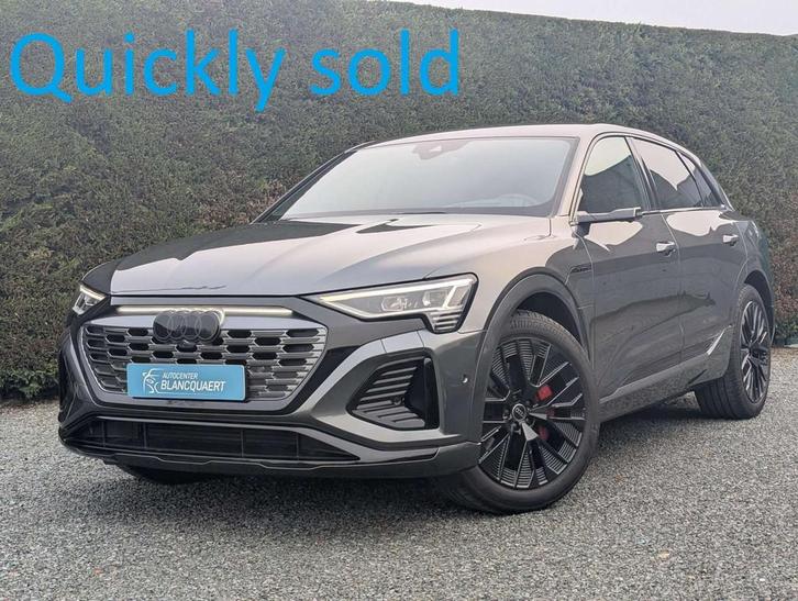 Audi Q8 e-tron !verkocht!- 2x S-line - editon - black style, Auto's, Audi, Bedrijf, Te koop, Q8 e-tron, 360° camera, 4x4, Achteruitrijcamera