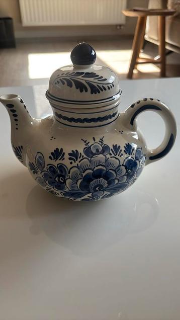 Théière Delft peinte à la main M DE WIT, Enlèvement