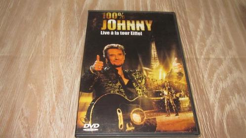 100% JOHNNY - Live à la tour eiffel - DVD, Cd's en Dvd's, Dvd's | Muziek en Concerten, Zo goed als nieuw, Muziek en Concerten