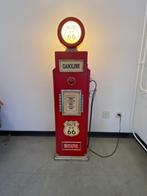 staande lamp Route 66 - rood, Huis en Inrichting, Lampen | Vloerlampen, Ophalen, Zo goed als nieuw, Metaal, Minder dan 100 cm