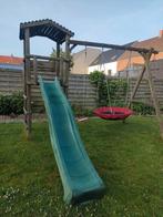 Schommel met ligmand, touwladder en  glijbaan, Ophalen, Gebruikt, Glijbaan