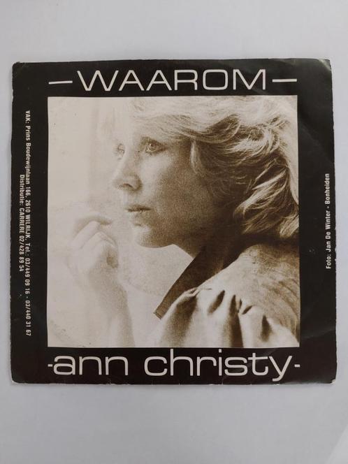 Ann Christy - Waarom, Cd's en Dvd's, Vinyl Singles, Nederlandstalig, Ophalen of Verzenden