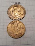 2 prachtige medailles van  Saint Niklaas 1980 en 1982, Postzegels en Munten, Ophalen of Verzenden
