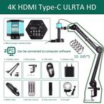 Мicroscoop Elektronische HD 4K 48MP HDMI USB, Audio, Tv en Foto, Optische apparatuur | Microscopen, Ophalen, Nieuw, Minder dan 400x