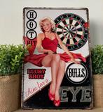 Metalen reclamebord Darts, Verzamelen, Ophalen of Verzenden, Nieuw, Reclamebord