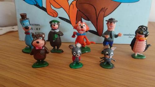 8 Figurines Marx Tinykins - Hanna Barbera - Yogi & Co, Collections, Jouets miniatures, Comme neuf, Enlèvement ou Envoi