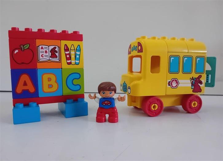 Duplo 10603 - Aller à l'école en bus, Enfants & Bébés, Jouets | Duplo & Lego, Utilisé, Duplo, Ensemble complet, Enlèvement ou Envoi