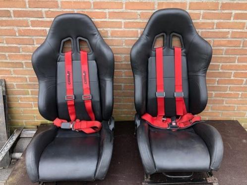 Kuipstoelen met 4 puntgordel uit een race auto, Auto diversen, Tuning en Styling, Ophalen