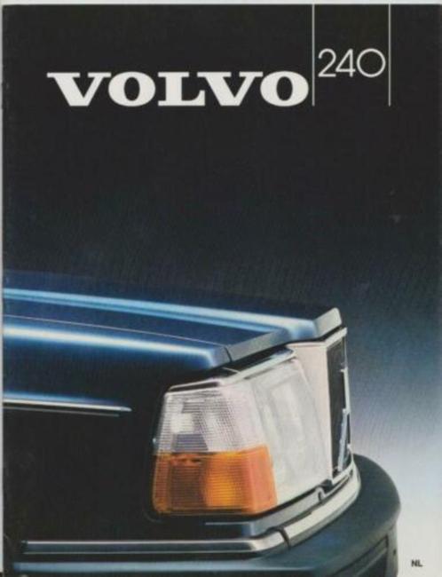 Folders VOLVO 240 "kleine bumpers" 1983 - 1993, Boeken, Auto's | Folders en Tijdschriften, Zo goed als nieuw, Volvo, Ophalen of Verzenden