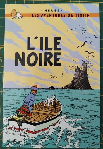 Carte postale : Hergé : Tintin/Kuifje - L'ïle noire, Enlèvement ou Envoi