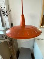 Vintage oranje UFO-ophanging in industriële stijl Van Haute, Ophalen of Verzenden, Zo goed als nieuw