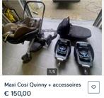 Maxi Cosi Quinny+ 2 Iso fix Family Fix + Landeau, Gebruikt, Isofix, Maxi-Cosi, Ophalen