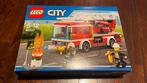 Lego City 60107 camion de pompiers, Kinderen en Baby's, Speelgoed | Duplo en Lego, Complete set, Lego, Zo goed als nieuw
