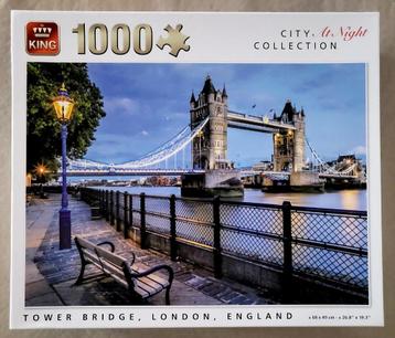 Puzzel King 1000 st "Tower Bridge, London, England"