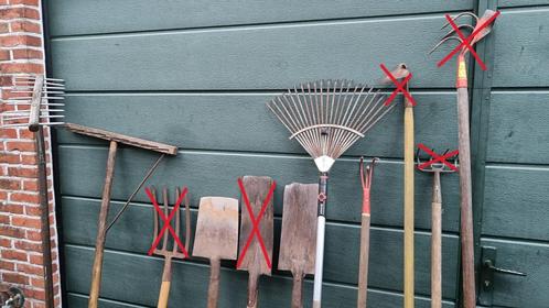 diverse hand tuin gereedschappen vanaf 3 euro, Tuin en Terras, Hand-tuingereedschap, Gebruikt, Hark, Ophalen