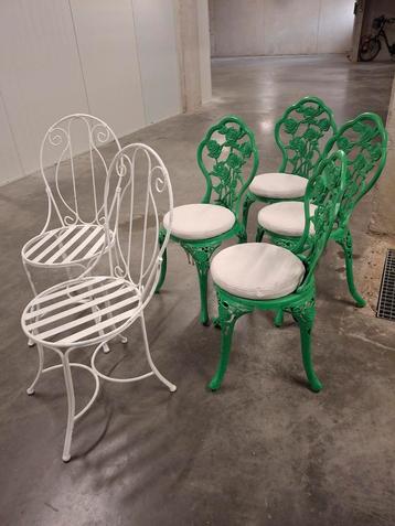 chaises de bistrot, Enlèvement, Utilisé, Bois