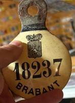 Fietsplaat 1903 Brabant Fietsplaten plaque velo Taksplaten, Antiek en Kunst, Antiek | Email, Ophalen of Verzenden