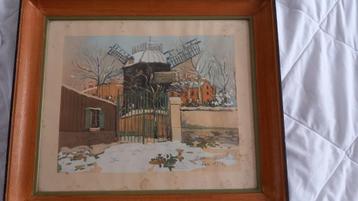 Aquarel, schilderij gesigneerd door Maurice Utrillo  beschikbaar voor biedingen