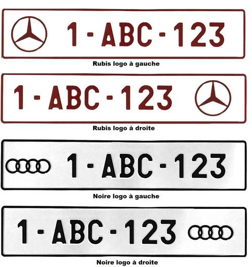 ALU kentekenplaat met logo, Auto diversen, Tuning en Styling, Ophalen of Verzenden