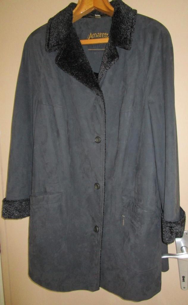 Grijze mantel winterjas dames - maat 46/48 - WEGGEEFPRIJS !, Kleding | Dames, Jassen | Winter, Gedragen, Maat 46/48 (XL) of groter