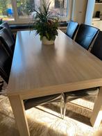 Eettafel met 6 stoelen, Ophalen, Zo goed als nieuw