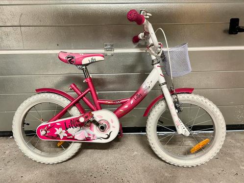 Kinderfiets Lilly witroze 16 inch, Vélos & Vélomoteurs, Vélos | Vélos pour enfant, Utilisé, Enlèvement
