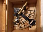 Merkloos volledig sextant, Verzamelen, Ophalen of Verzenden, Gebruikt, Motorboot of Zeilboot, Gebruiksvoorwerp