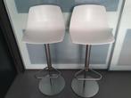 ***2x Lapalma Miunn design barkrukken (Baydur white)***, Ophalen, 60 tot 90 cm, Zo goed als nieuw, In hoogte verstelbaar