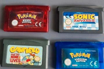 Nintendo Gameboy Advance GBA-spellen beschikbaar voor biedingen