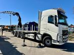 Volvo FH 420 8x4 TRIDEM + KRAAN HIAB 408 E-8 HIPRO + WINCH -, Auto's, Automaat, 4 zetels, Euro 6, Wit