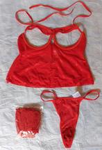 Lingerie coquine Neuf, Enlèvement ou Envoi, Rouge, String