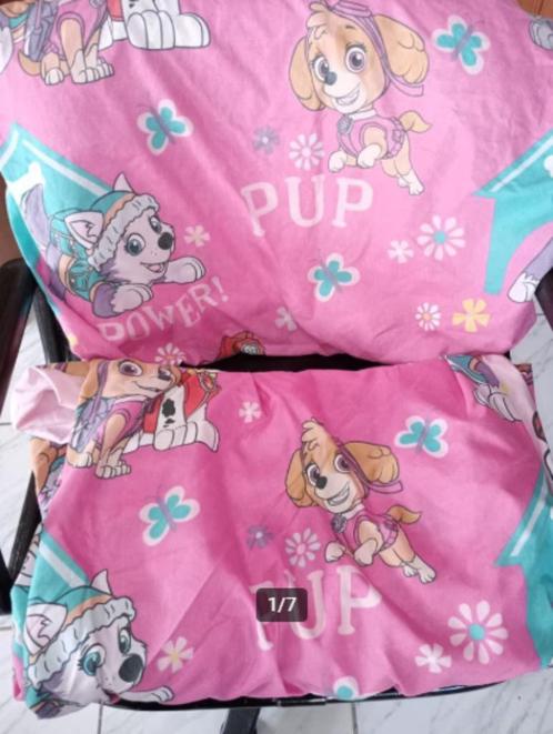 Dekbedovertrek + sloop, 1 pers. Paw Patrol, K3, 5€/stuk, Kinderen en Baby's, Kinderkamer | Beddengoed, Gebruikt, Dekbedovertrek