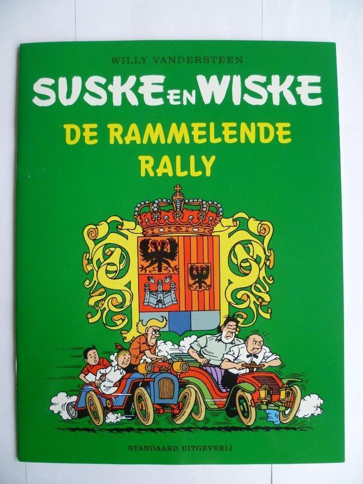 SUSKE EN WISKE RECLAME UITGAVE"DE RAMMELENDE RALLY"UIT 2002, Livres, BD, Comme neuf, Une BD, Envoi